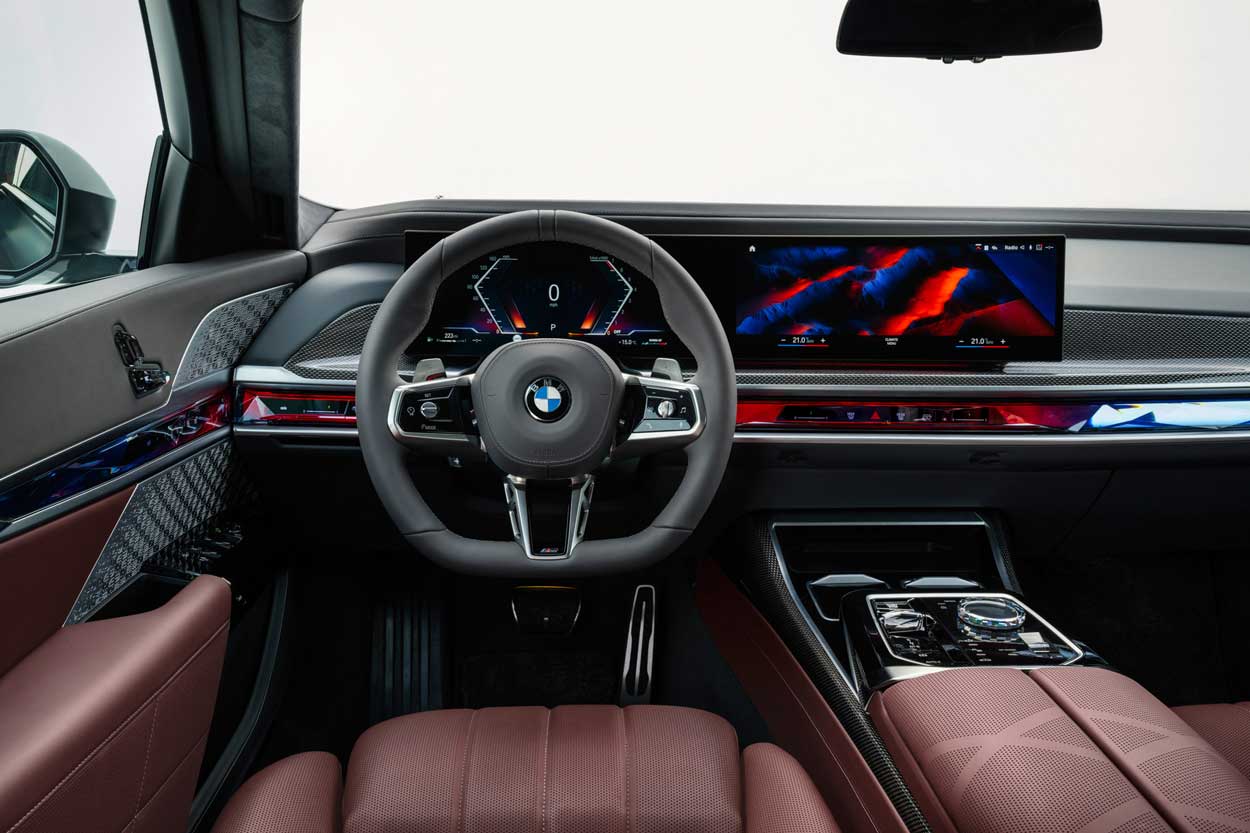 BMW 7 g70 интерьер
