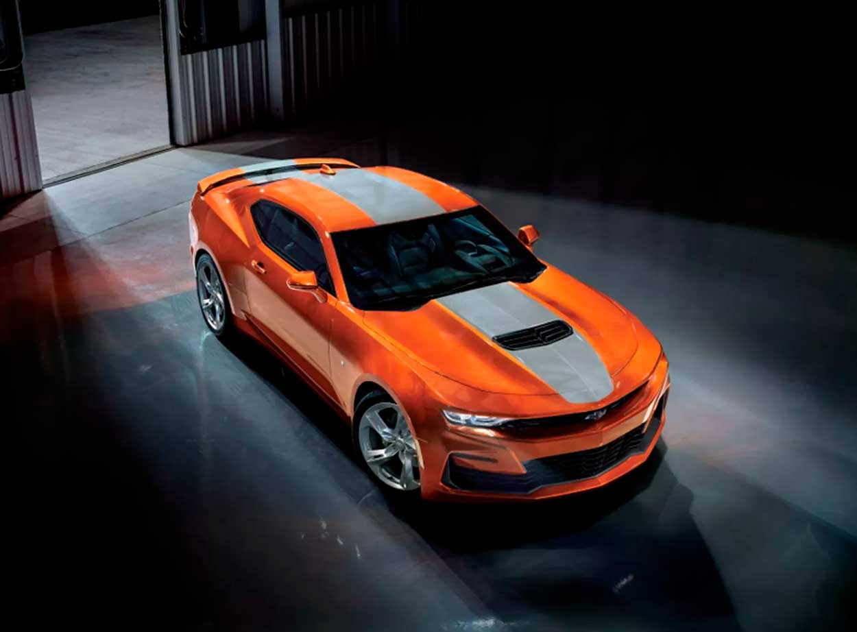 Спорт-кар Chevrolet-Camaro-Vivid-Orange-Edition