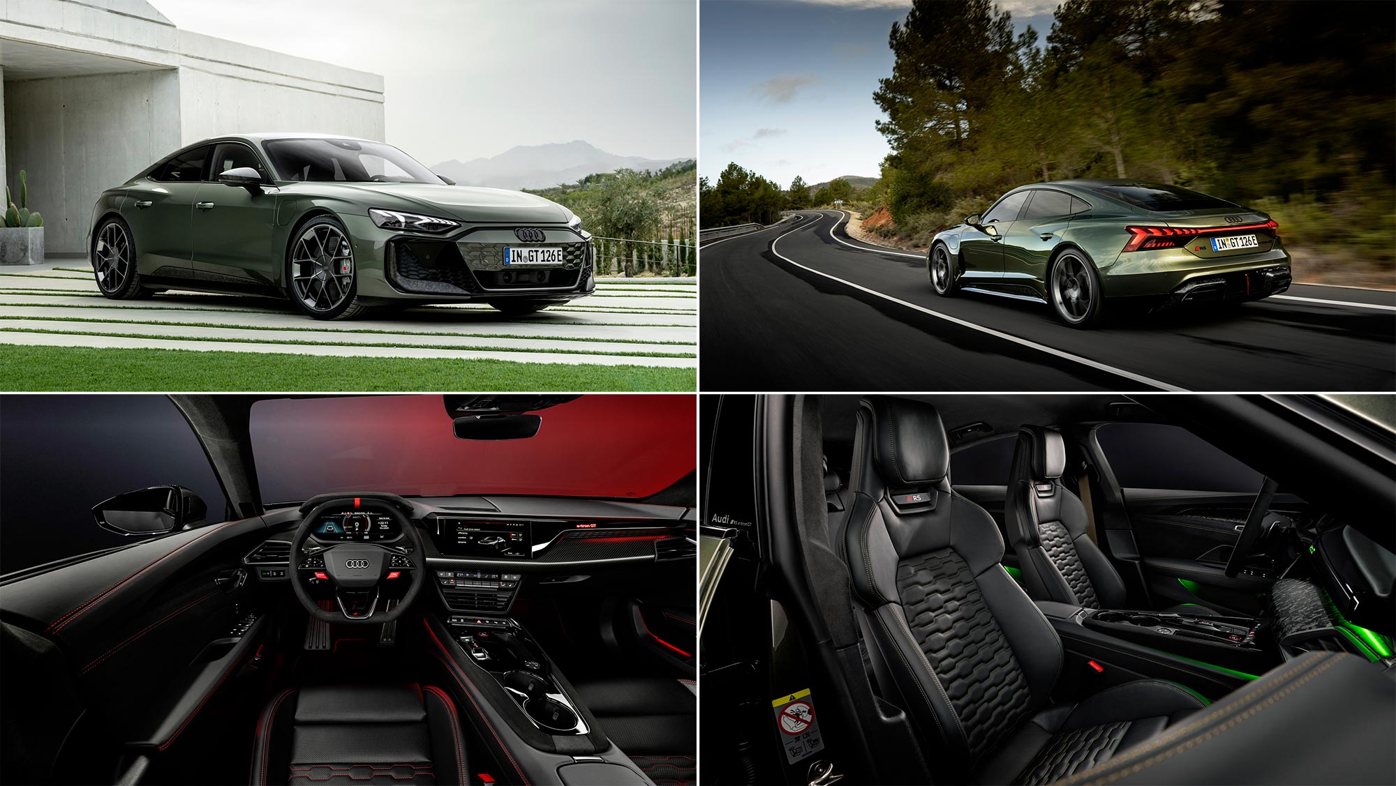 Электрический Audi e-tron GT 2025