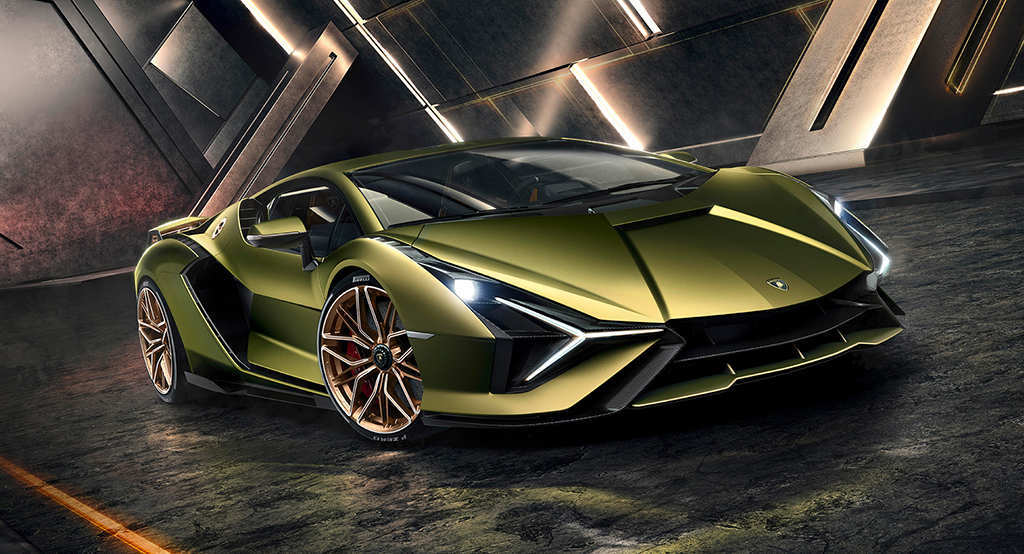 Гибридный суперкар Lamborghini Sian 2019 