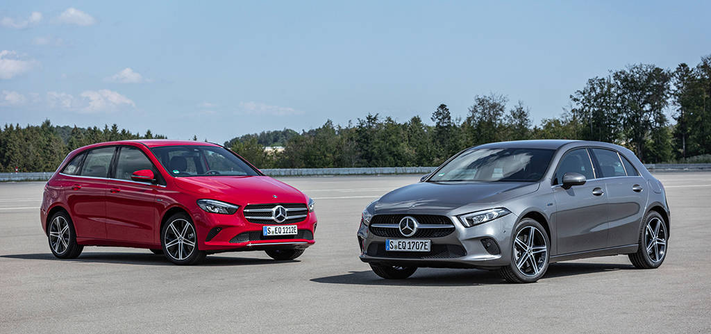 Гибридные Mercedes A-Class и B-Class 2019 